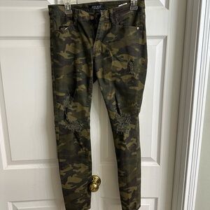 Judy Blue Olive Camouflage Jeans